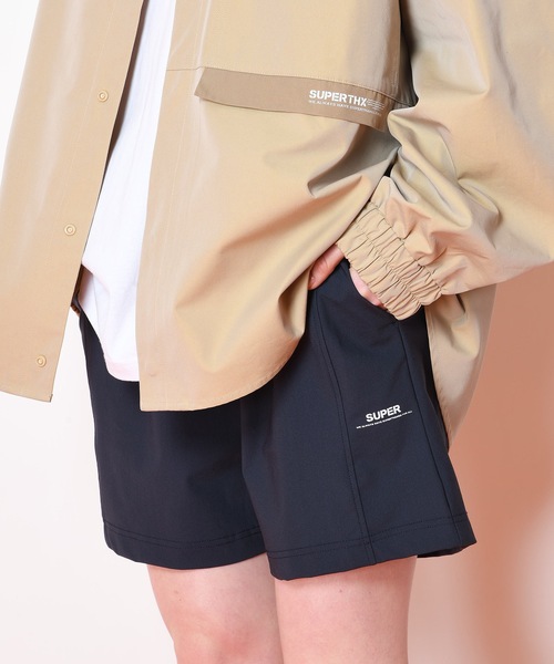 SUPERTHANKS(スーパーサンクス)の「ワンポイントショートパンツ セットアップショーツ 速乾性(ユニセックス)(その他パンツ・メンズ・グレー/グリーン/ネイビー/ブラック・S/M/L)」の9枚目の写真