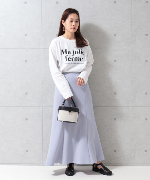 fredy repit（フレディレピ）の「フレンチロゴ ロンT（Tシャツ/カットソー・レディース・ホワイト系その他2/オフホワイト/ピンク・38）」の5枚目の写真