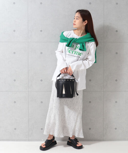 fredy repit（フレディレピ）の「フレンチロゴ ロンT（Tシャツ/カットソー・レディース・ホワイト系その他2/オフホワイト/ピンク・38）」の11枚目の写真