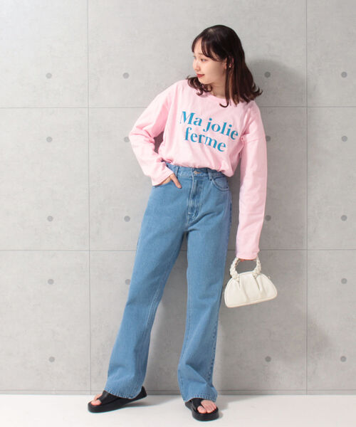 fredy repit（フレディレピ）の「フレンチロゴ ロンT（Tシャツ/カットソー・レディース・ホワイト系その他2/オフホワイト/ピンク・38）」の16枚目の写真