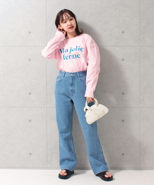 fredy repit（フレディレピ）の「フレンチロゴ ロンT（Tシャツ/カットソー・レディース・ホワイト系その他2/オフホワイト/ピンク・38）」の17枚目の写真