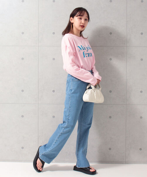 fredy repit（フレディレピ）の「フレンチロゴ ロンT（Tシャツ/カットソー・レディース・ホワイト系その他2/オフホワイト/ピンク・38）」の18枚目の写真