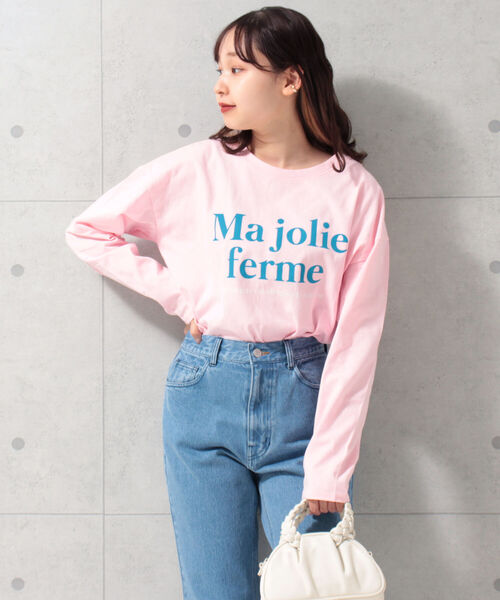 fredy repit（フレディレピ）の「フレンチロゴ ロンT（Tシャツ/カットソー・レディース・ホワイト系その他2/オフホワイト/ピンク・38）」の19枚目の写真