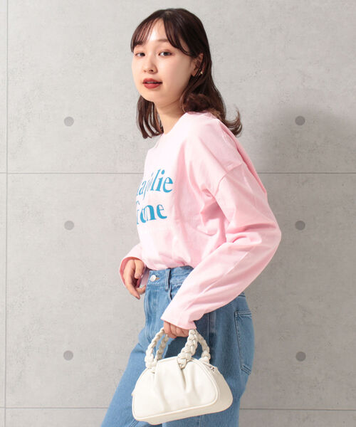 fredy repit（フレディレピ）の「フレンチロゴ ロンT（Tシャツ/カットソー・レディース・ホワイト系その他2/オフホワイト/ピンク・38）」の21枚目の写真