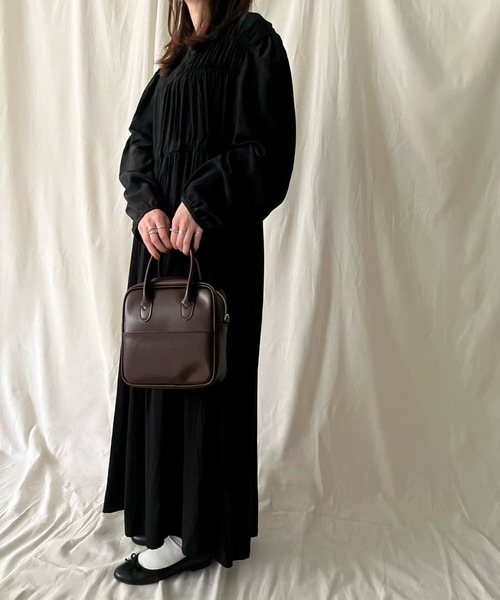 ISOOK（アイスー）の「【ZOZOTOWN限定】Square mini boston / スクエアミニボストン（ハンドバッグ・レディース・ブラック/アイボリー/バーガンディー・FREE）」の8枚目の写真