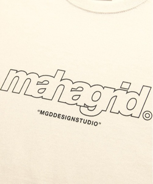 MAHAGRID（マハグリッド）の「【mahagrid】THIRD LOGO LS TEE / マハグリッド サード ロゴ ロングスリーブ Tシャツ（Tシャツ/カットソー・メンズ・ベージュ/ホワイト/ブルー/ブラック・LARGE/SMALL/X-LARGE/MEDIUM）」の18枚目の写真