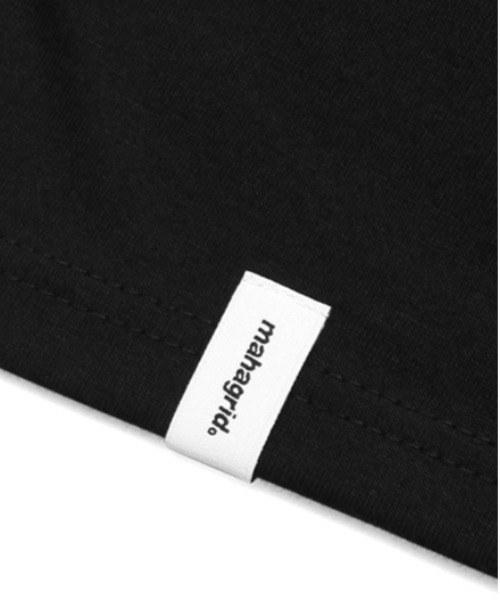MAHAGRID（マハグリッド）の「【mahagrid】THIRD LOGO LS TEE / マハグリッド サード ロゴ ロングスリーブ Tシャツ（Tシャツ/カットソー・メンズ・ベージュ/ホワイト/ブルー/ブラック・LARGE/SMALL/X-LARGE/MEDIUM）」の14枚目の写真