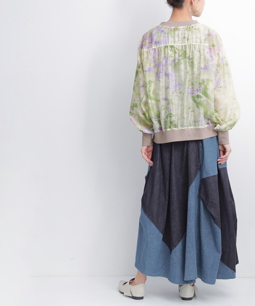 osharewalker(オシャレウォーカー)の「『アシメバルーン配色デニムスカート』(デニムスカート・レディース・ブルー・FREE)」の18枚目の写真