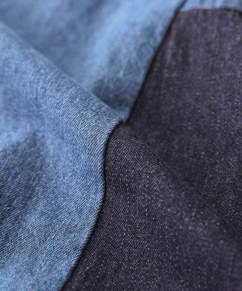 osharewalker(オシャレウォーカー)の「『アシメバルーン配色デニムスカート』(デニムスカート・レディース・ブルー・FREE)」の19枚目の写真