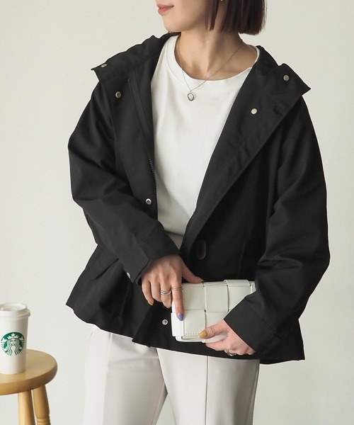 Riberry（リベリー）の「エステルウェザーマウンテンパーカー（マウンテンパーカー・レディース・ブラック/ベージュ/カーキ/アイボリー/A/B/D・MEDIUM）」の7枚目の写真