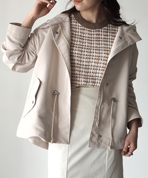 Riberry（リベリー）の「エステルウェザーマウンテンパーカー（マウンテンパーカー・レディース・ブラック/ベージュ/カーキ/アイボリー/A/B/D・MEDIUM）」の2枚目の写真