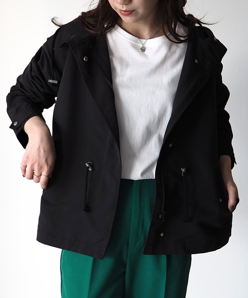 Riberry（リベリー）の「エステルウェザーマウンテンパーカー（マウンテンパーカー・レディース・ブラック/ベージュ/カーキ/アイボリー/A/B/D・MEDIUM）」の3枚目の写真