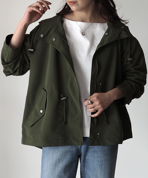 Riberry（リベリー）の「エステルウェザーマウンテンパーカー（マウンテンパーカー・レディース・ブラック/ベージュ/カーキ/アイボリー/A/B/D・MEDIUM）」の8枚目の写真