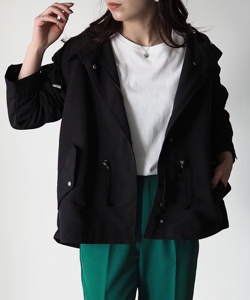 Riberry（リベリー）の「エステルウェザーマウンテンパーカー（マウンテンパーカー・レディース・ブラック/ベージュ/カーキ/アイボリー/A/B/D・MEDIUM）」の10枚目の写真