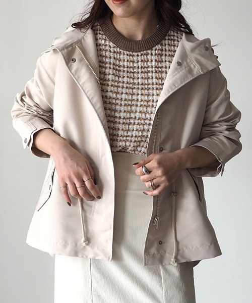 Riberry（リベリー）の「エステルウェザーマウンテンパーカー（マウンテンパーカー・レディース・ブラック/ベージュ/カーキ/アイボリー/A/B/D・MEDIUM）」の18枚目の写真