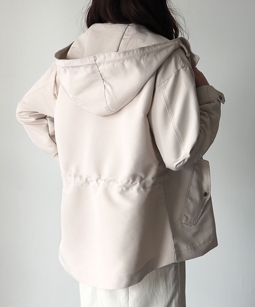 Riberry（リベリー）の「エステルウェザーマウンテンパーカー（マウンテンパーカー・レディース・ブラック/ベージュ/カーキ/アイボリー/A/B/D・MEDIUM）」の15枚目の写真