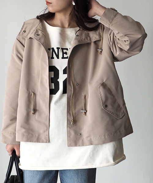 Riberry（リベリー）の「エステルウェザーマウンテンパーカー（マウンテンパーカー・レディース・ブラック/ベージュ/カーキ/アイボリー/A/B/D・MEDIUM）」の20枚目の写真