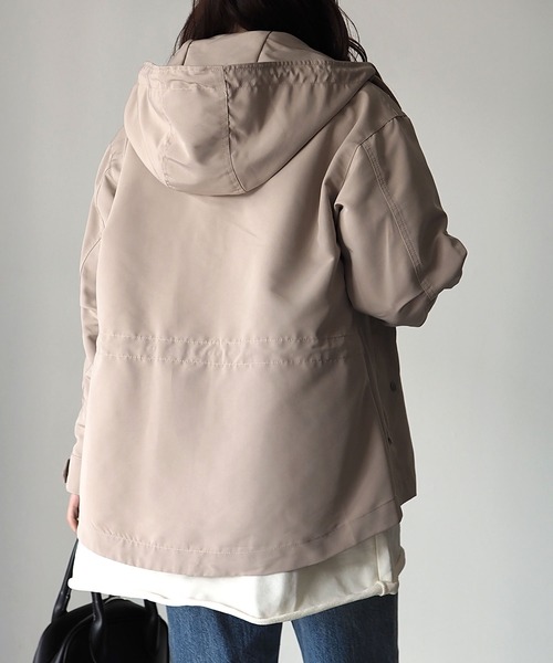 Riberry（リベリー）の「エステルウェザーマウンテンパーカー（マウンテンパーカー・レディース・ブラック/ベージュ/カーキ/アイボリー/A/B/D・MEDIUM）」の9枚目の写真