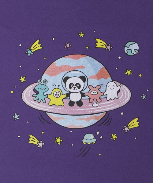 Candy Stripper(キャンディストリッパー)の「PEPE&SPACE FRIENDS BIG Tシャツ(Tシャツ/カットソー・レディース・パープル/オフホワイト/ブラック/ライトブルー・2)」の11枚目の写真