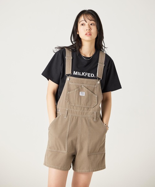 MILKFED.（ミルクフェド）の「SHORT SALOPETTE（サロペット