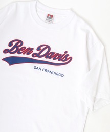 BEN DAVIS | BEN DAVIS/ベンデイビス ビッグシルエット カレッジ チームロゴ ワッペン 刺繍 Tシャツ(Tシャツ/カットソー)