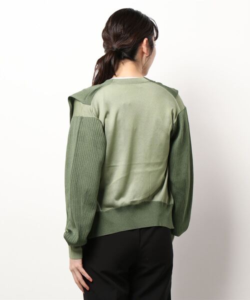 TOGA PULLA(トーガ プルラ)の「【TOGA PULLA/トーガプルラ】High gauge knit cardigan(カーディガン/ボレロ・レディース・ブラック/カーキ・36)」の5枚目の写真