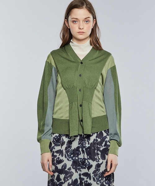 TOGA PULLA(トーガ プルラ)の「【TOGA PULLA/トーガプルラ】High gauge knit cardigan(カーディガン/ボレロ・レディース・ブラック/カーキ・36)」の9枚目の写真