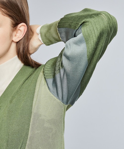 TOGA PULLA(トーガ プルラ)の「【TOGA PULLA/トーガプルラ】High gauge knit cardigan(カーディガン/ボレロ・レディース・ブラック/カーキ・36)」の15枚目の写真