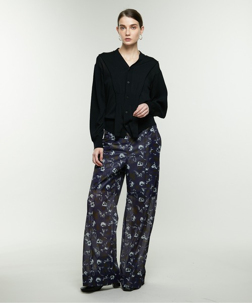 TOGA PULLA(トーガ プルラ)の「【TOGA PULLA/トーガプルラ】High gauge knit cardigan(カーディガン/ボレロ・レディース・ブラック/カーキ・36)」の19枚目の写真