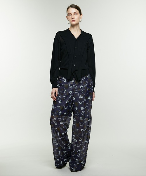 TOGA PULLA(トーガ プルラ)の「【TOGA PULLA/トーガプルラ】High gauge knit cardigan(カーディガン/ボレロ・レディース・ブラック/カーキ・36)」の20枚目の写真