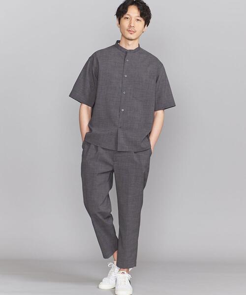 BEAUTY&YOUTH バンドカラー ジャケット イージーパンツ セットアップ BEAUTY&YOUTH UNITED ARROWS（ビューティーアンドユースユナイテッド
