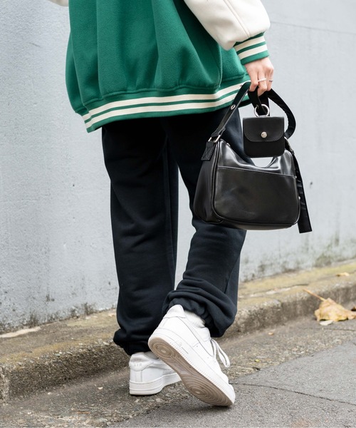 WEGO（ウィゴー）の「WEGO/スウェットイージーパンツ（スウェットパンツ・レディース・ホワイト/ブラック/杢グレー・SMALL/MEDIUM）」の18枚目の写真