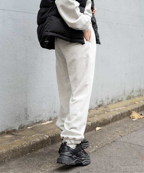 WEGO（ウィゴー）の「WEGO/スウェットイージーパンツ（スウェットパンツ・レディース・ホワイト/ブラック/杢グレー・SMALL/MEDIUM）」の22枚目の写真