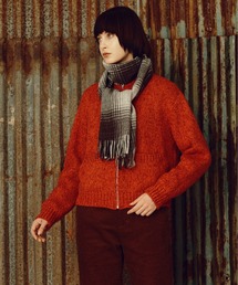 KIIT | KIIT キート / ZIP UP KINT CARDIGAN オーバーサイズ ジップニットクルーカーディガン ルーズカーディガン / KIN-K59-107(カーディガン/ボレロ)