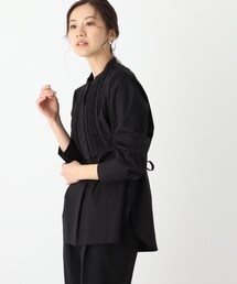 index | ◆コットンピンタックシャツチュニック【WEB限定アイテム】(チュニック)