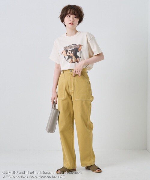 FREAK'S STORE(フリークスストア)の「GREMLINS SHORT SLEEVE TEE/グレムリン半袖Tシャツ(Tシャツ/カットソー・レディース・オレンジ/オフホワイト・フリ-)」の4枚目の写真