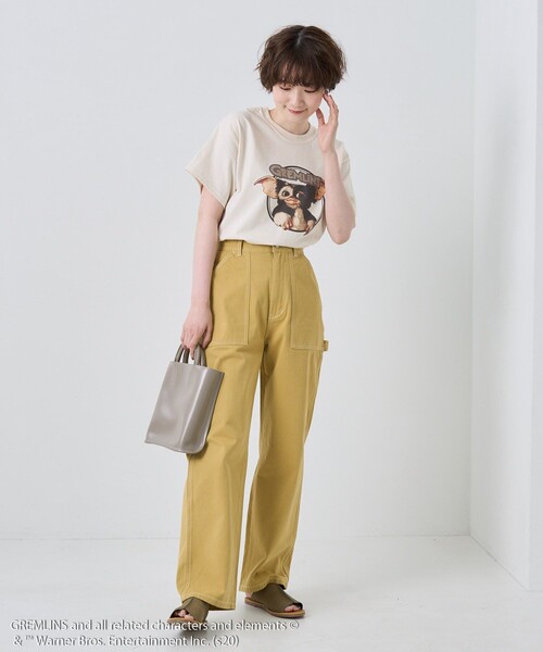 FREAK'S STORE(フリークスストア)の「GREMLINS SHORT SLEEVE TEE/グレムリン半袖Tシャツ(Tシャツ/カットソー・レディース・オレンジ/オフホワイト・フリ-)」の8枚目の写真