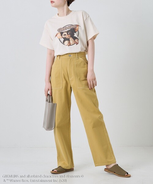 FREAK'S STORE(フリークスストア)の「GREMLINS SHORT SLEEVE TEE/グレムリン半袖Tシャツ(Tシャツ/カットソー・レディース・オレンジ/オフホワイト・フリ-)」の9枚目の写真