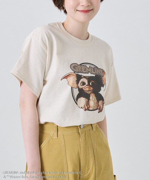FREAK'S STORE(フリークスストア)の「GREMLINS SHORT SLEEVE TEE/グレムリン半袖Tシャツ(Tシャツ/カットソー・レディース・オレンジ/オフホワイト・フリ-)」の10枚目の写真