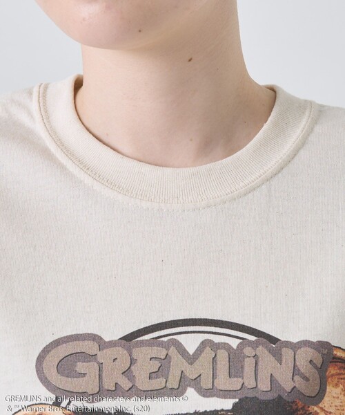 FREAK'S STORE(フリークスストア)の「GREMLINS SHORT SLEEVE TEE/グレムリン半袖Tシャツ(Tシャツ/カットソー・レディース・オレンジ/オフホワイト・フリ-)」の15枚目の写真