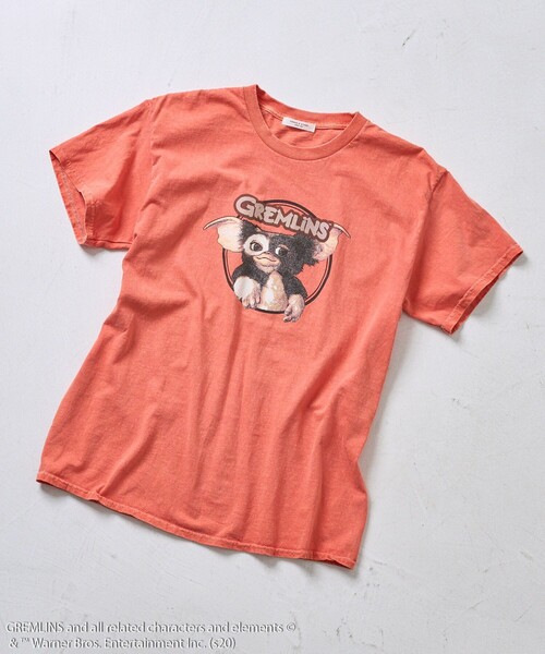 FREAK'S STORE(フリークスストア)の「GREMLINS SHORT SLEEVE TEE/グレムリン半袖Tシャツ(Tシャツ/カットソー・レディース・オレンジ/オフホワイト・フリ-)」の18枚目の写真