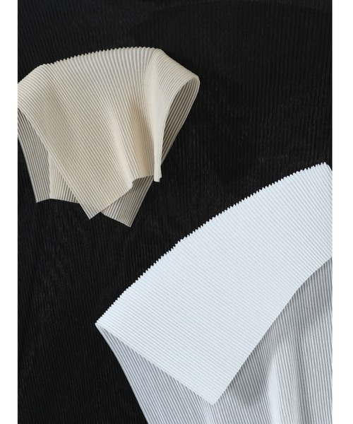 kotohayokozawa（コトハヨコザワ）の「kotohayokozawa LONG SLEEVE TOP HIGH NECK TD22S-P06（その他トップス・レディース・カーキ/ベージュ/ブラック/ホワイト/ブルー・FREE）」の18枚目の写真