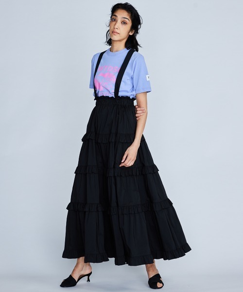 ダブルスタンダードクロージング ティアードジャンパースカート DOUBLE STANDARD CLOTHING（ダブルスタンダードクロージング）の