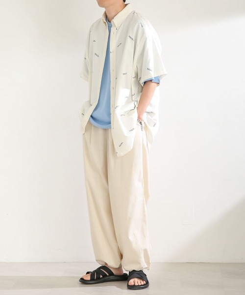 SENSE OF PLACE by URBAN RESEARCH(センスオブプレイスバイアーバンリサーチ)の「リネンレーヨンスノーパンツ(その他パンツ・メンズ・アイボリー/ブラック/オリーブ・MEDIUM/LARGE)」の8枚目の写真