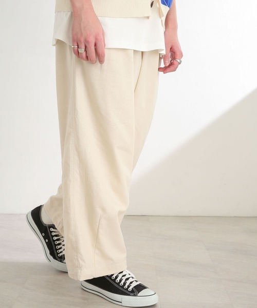 SENSE OF PLACE by URBAN RESEARCH(センスオブプレイスバイアーバンリサーチ)の「リネンレーヨンスノーパンツ(その他パンツ・メンズ・アイボリー/ブラック/オリーブ・MEDIUM/LARGE)」の10枚目の写真
