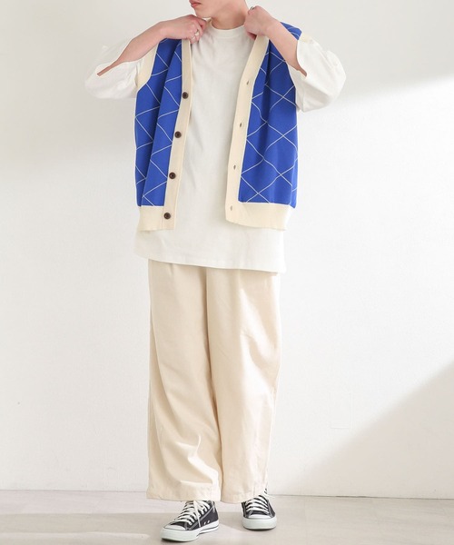 SENSE OF PLACE by URBAN RESEARCH(センスオブプレイスバイアーバンリサーチ)の「リネンレーヨンスノーパンツ(その他パンツ・メンズ・アイボリー/ブラック/オリーブ・MEDIUM/LARGE)」の11枚目の写真