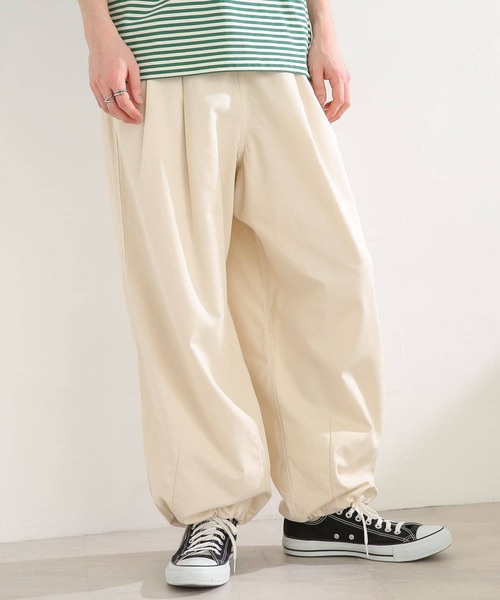 SENSE OF PLACE by URBAN RESEARCH(センスオブプレイスバイアーバンリサーチ)の「リネンレーヨンスノーパンツ(その他パンツ・メンズ・アイボリー/ブラック/オリーブ・MEDIUM/LARGE)」の13枚目の写真