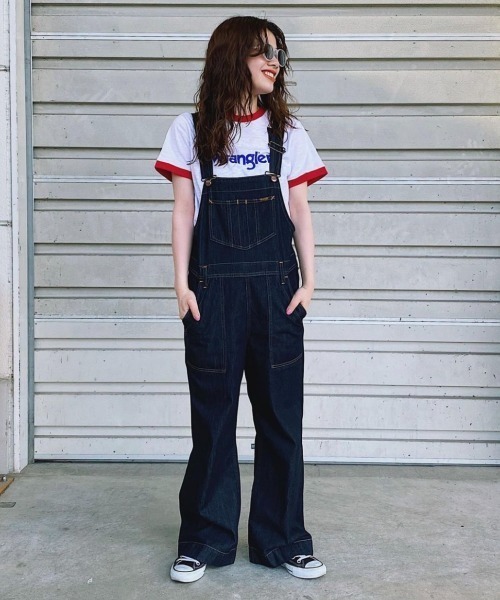 RODEO CROWNS WIDE BOWL（ロデオクラウンズワイドボウル）の「Wranglerオーバーオール（つなぎ/オールインワン・レディース・ライトピンク/グリーン/ブルー・MEDIUM/SMALL）」の21枚目の写真