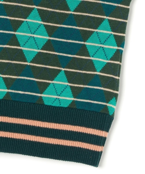FORSOMEONE RETRO KNIT VEST アーガイルニットベスト FORSOMEONE（フォーサムワン）の「FORSOMEONE RETRO KNIT VEST