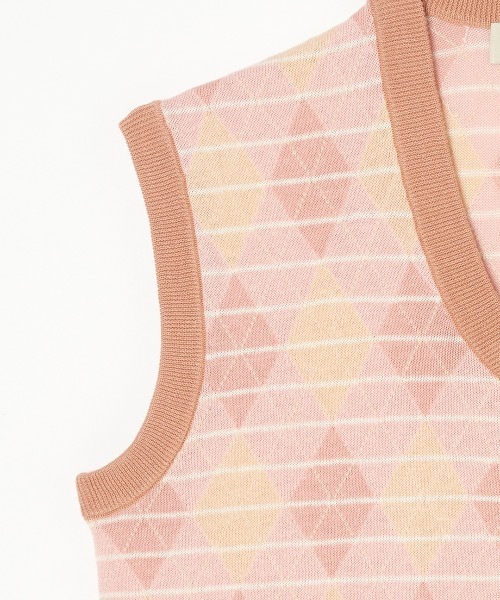 FORSOMEONE（フォーサムワン）の「FORSOMEONE RETRO KNIT VEST